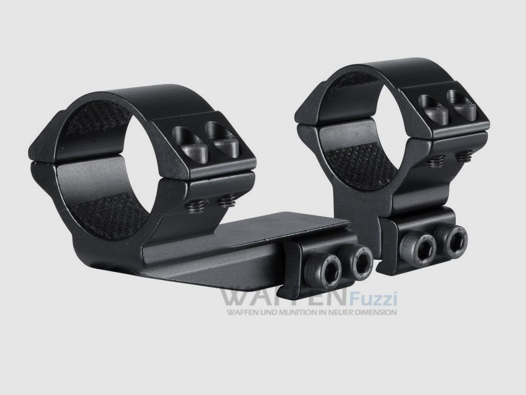 Montaż offsetowy 2" na szynę pryzmatyczną 11mm wysoka wysokość siodła średnica pierścienia 30mm