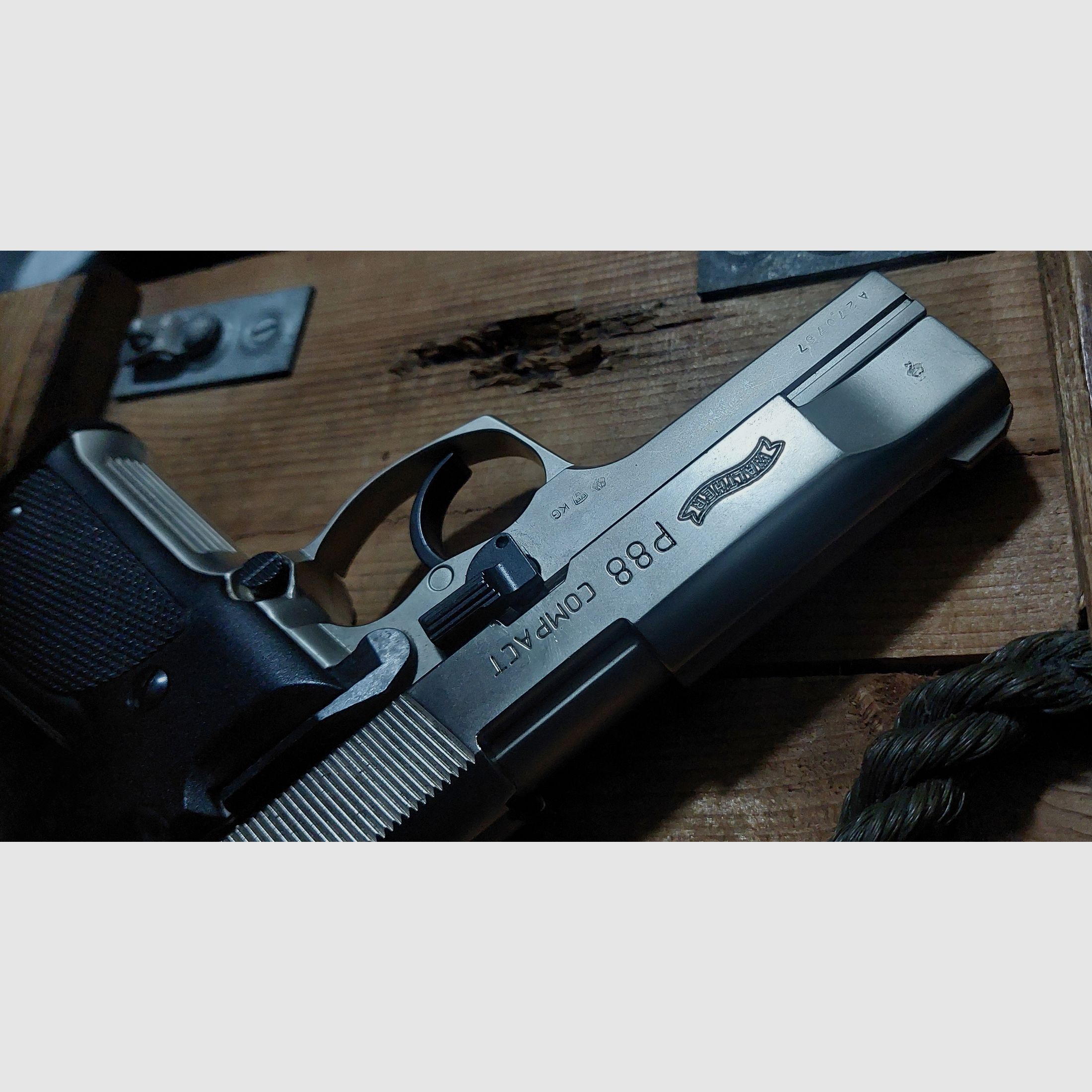 Walther P88 Compact 9 mm (PTB 613) Schreckschuss ninguna Walther Glock HW94 Colt