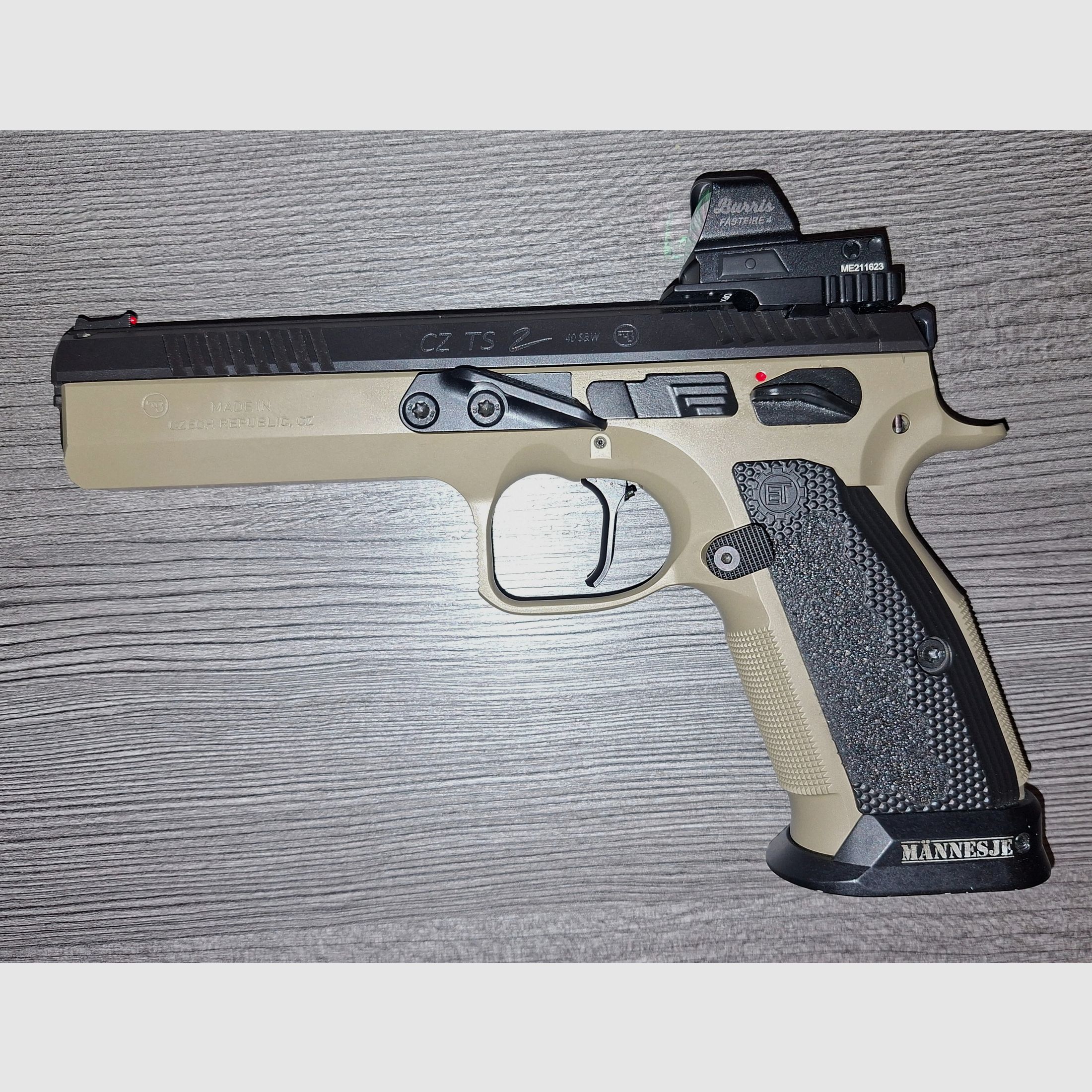 CZ Shadow TS2, 40SW, IPSC, tuning, deportivo, handgun, like new, imagen 2 de 5