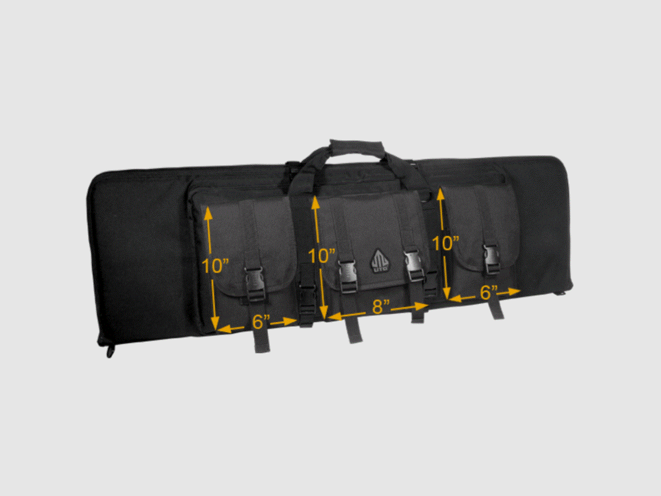 UTG® 42″ RC Combat Operation Web Gun Case Borsa per armi, Nera, immagine 2 di 4