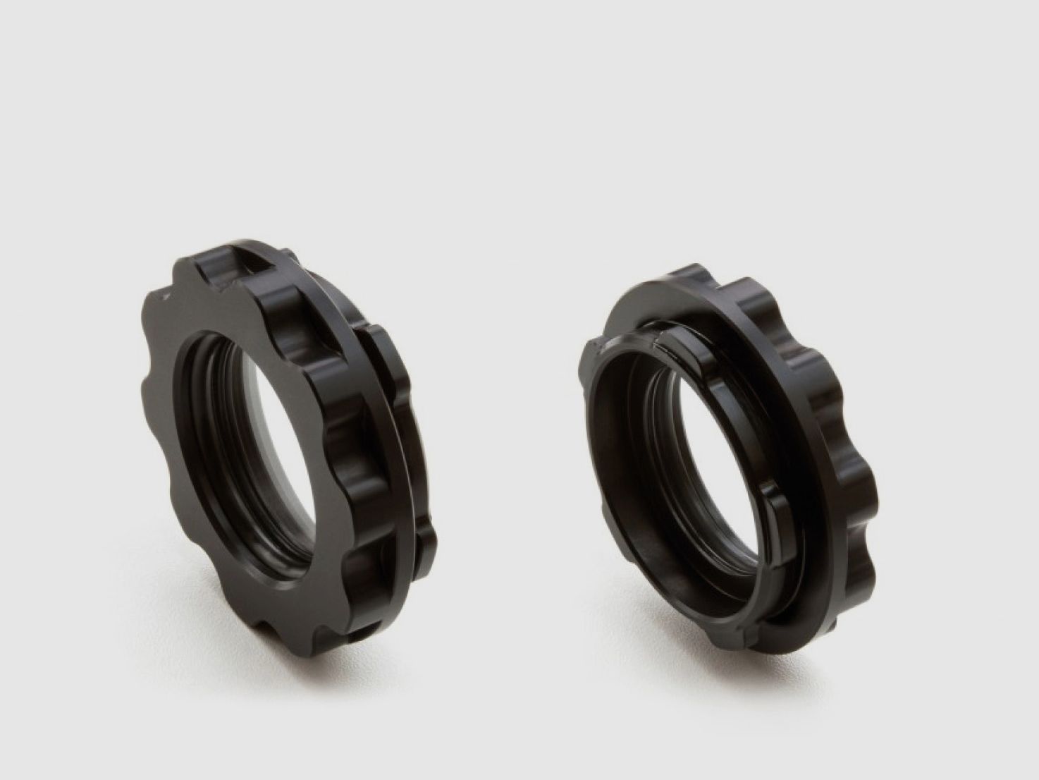 Präzise Jagen Verschlusskappe Groß mit Glas Für Klemmhülsen ab Ø62mm