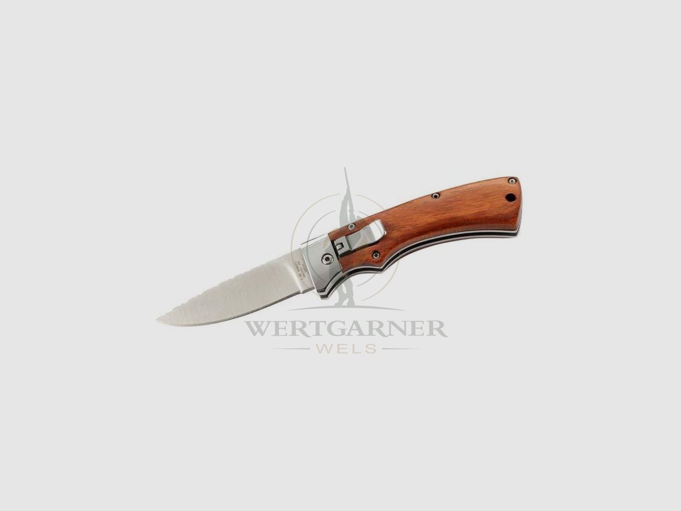 Herbertz Springmesser mit Cocoboloholzgriff