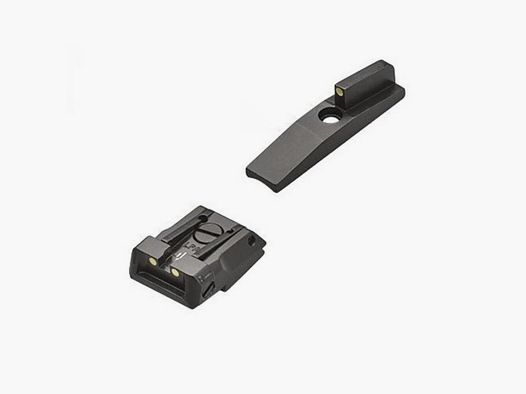 LPA SPL Visor 3-Dot L-L amarillo Ruger 22/45 .22lr