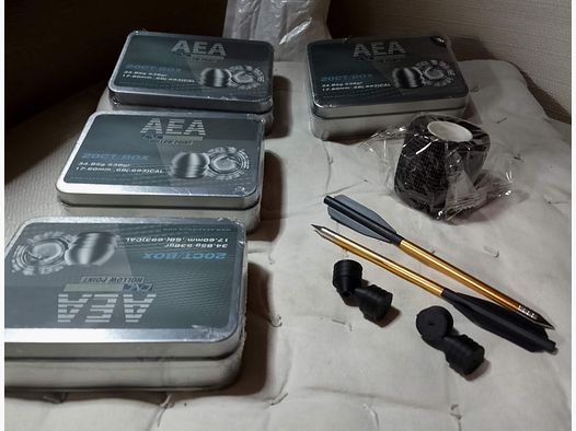  1 x neue Dose 20stk. schwere slugs Jagdgeschoss starke Luftgewehre cal 68 AEA EXACT SLUG HOLLOW POINT  Kaliber .68  34,85g 4 x Verfügbar +  extra 