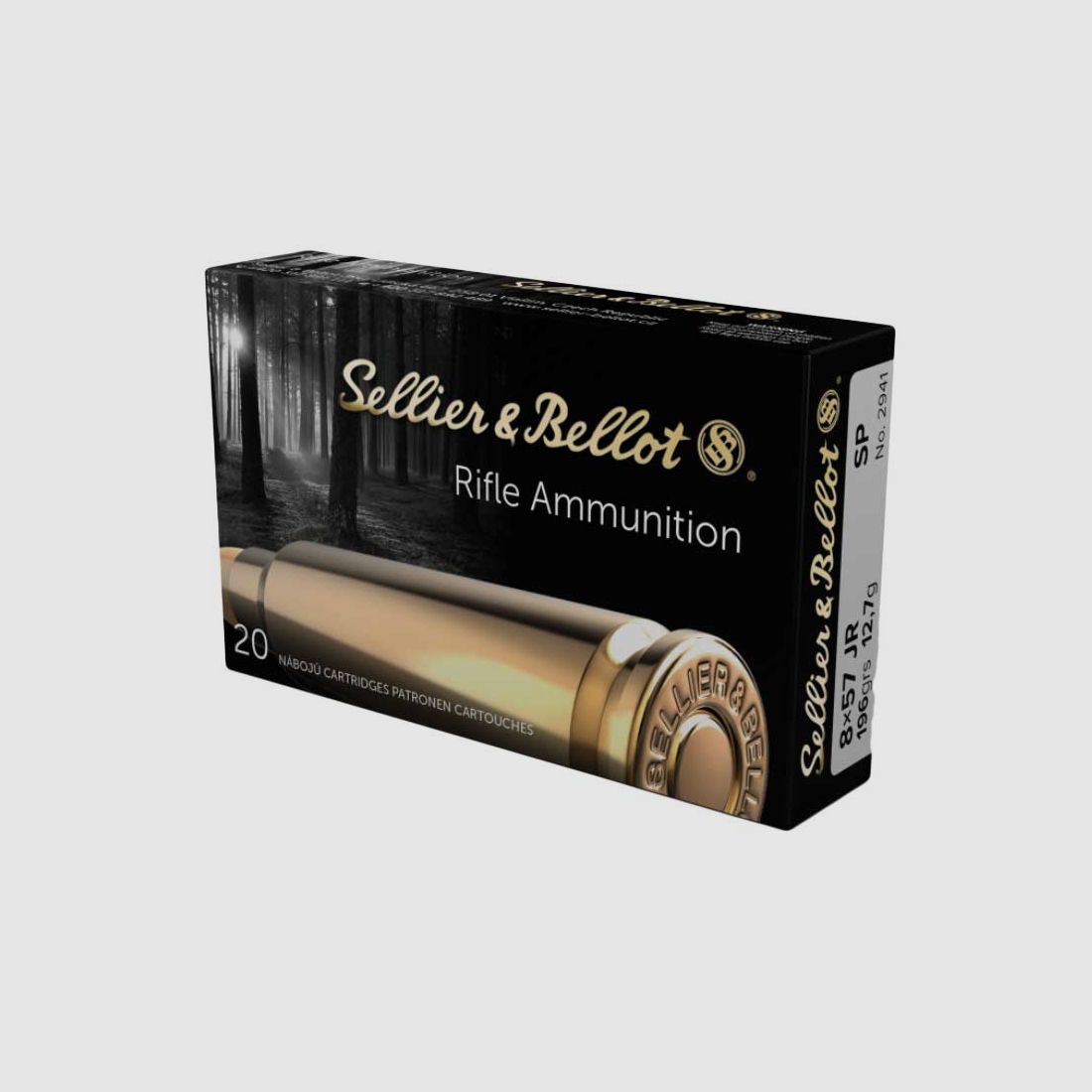 S&B Munition Kal. 8x57JR SP 12,7 g / 196 gr, Bild 1 von 2