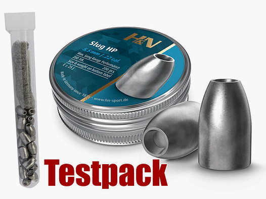 Testpack Hohlspitz Diabolos H&N Slug HP Kaliber 5,51 mm 1,75 g 27 gr glatt 20 StĂĽck