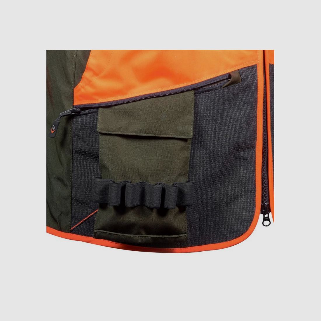 Cofra Gilet groen en oranje hoge zichtbaarheid model Wulfen art. V324-0-04 COFRA, afbeelding 4 van 7