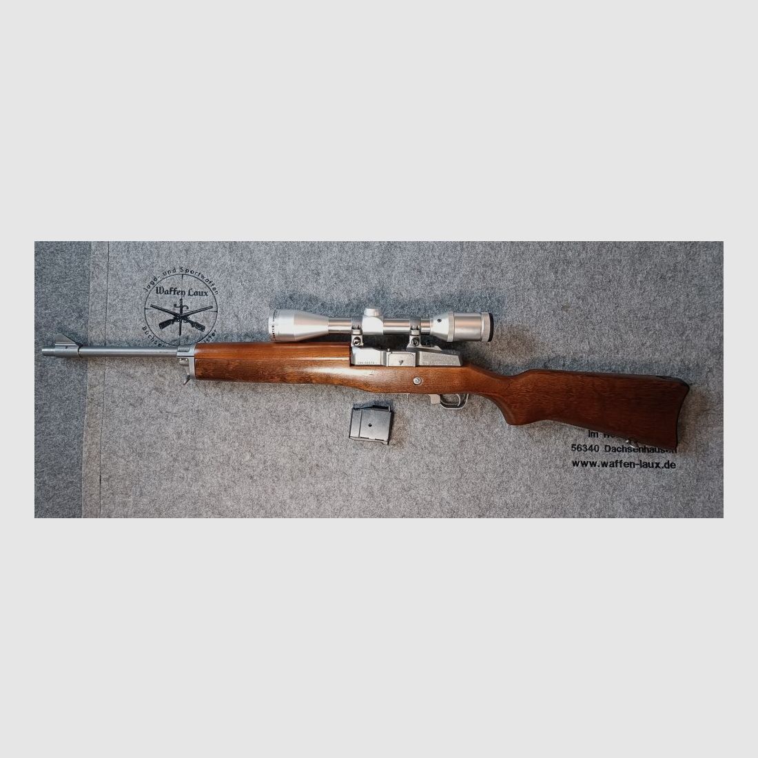 Ruger Firearms Mini 14 -Mini Thirty 7,62x39 Nickel mit ZF