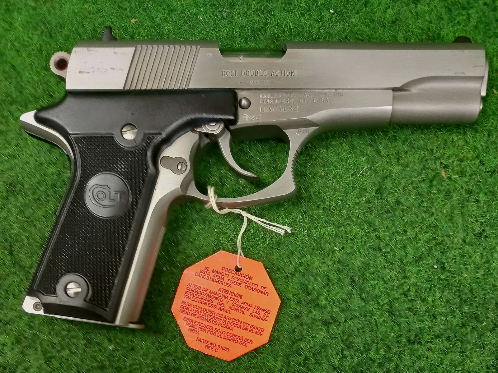 Colt Double Eagle pistol in .45 AUTO caliber made of stainless steel