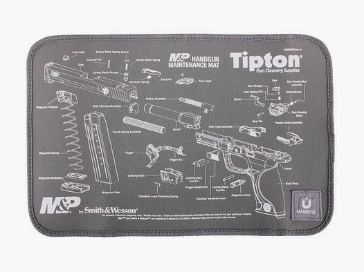 TIPTON DISASSEMBLY MAT FOR PISTOL (VISUAL S&W M&P