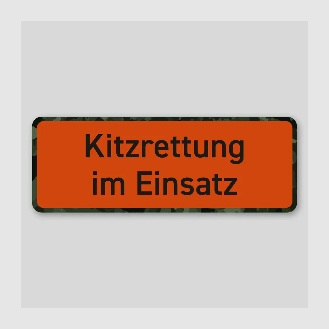 Wilde Hilde Magnetschild Kitzrettung