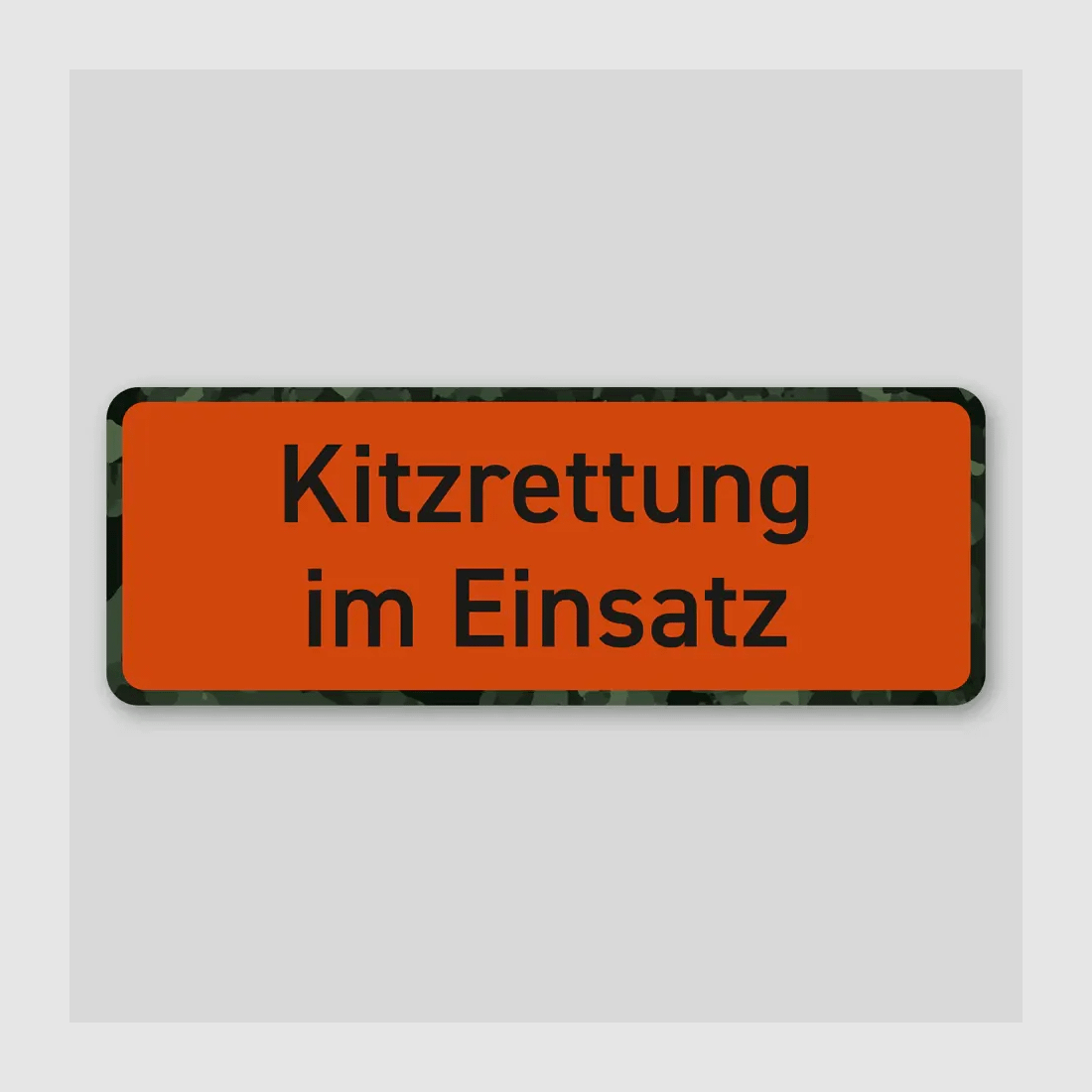 Wilde Hilde Magnetschild Kitzrettung