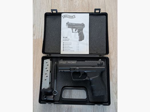 ¡Pieza de colección! Walther PK380 disparo de fogueo 9mm PAK