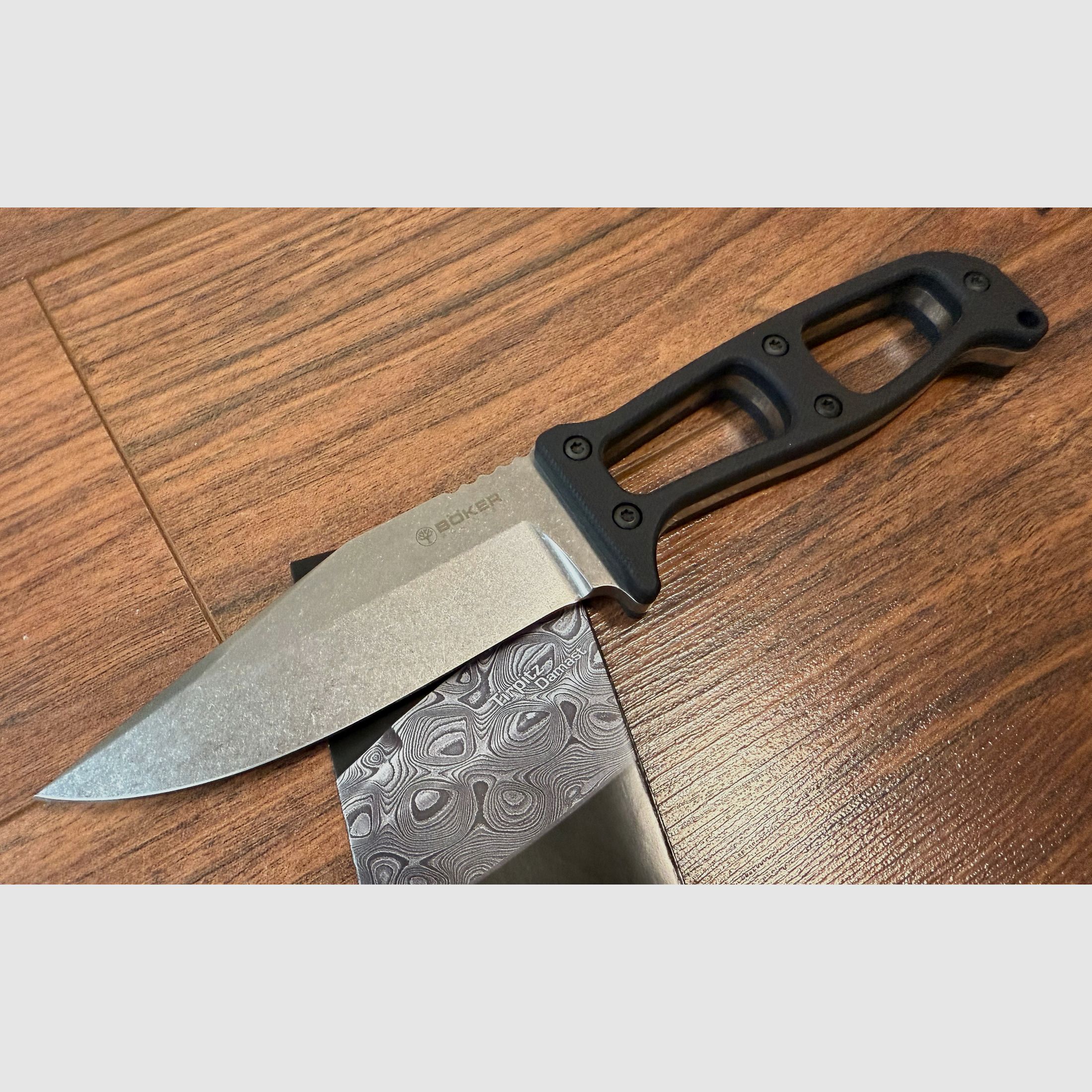 Böker Manufaktur Solingen G.E.K. EDC Fixed Survival Knife Messer Tony Lennartz
