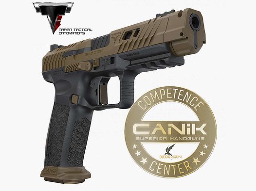 CANIC TTI COMBAT - Taran Tactical Innovations & Canik cal. 9mm Luger LAGERND!!!