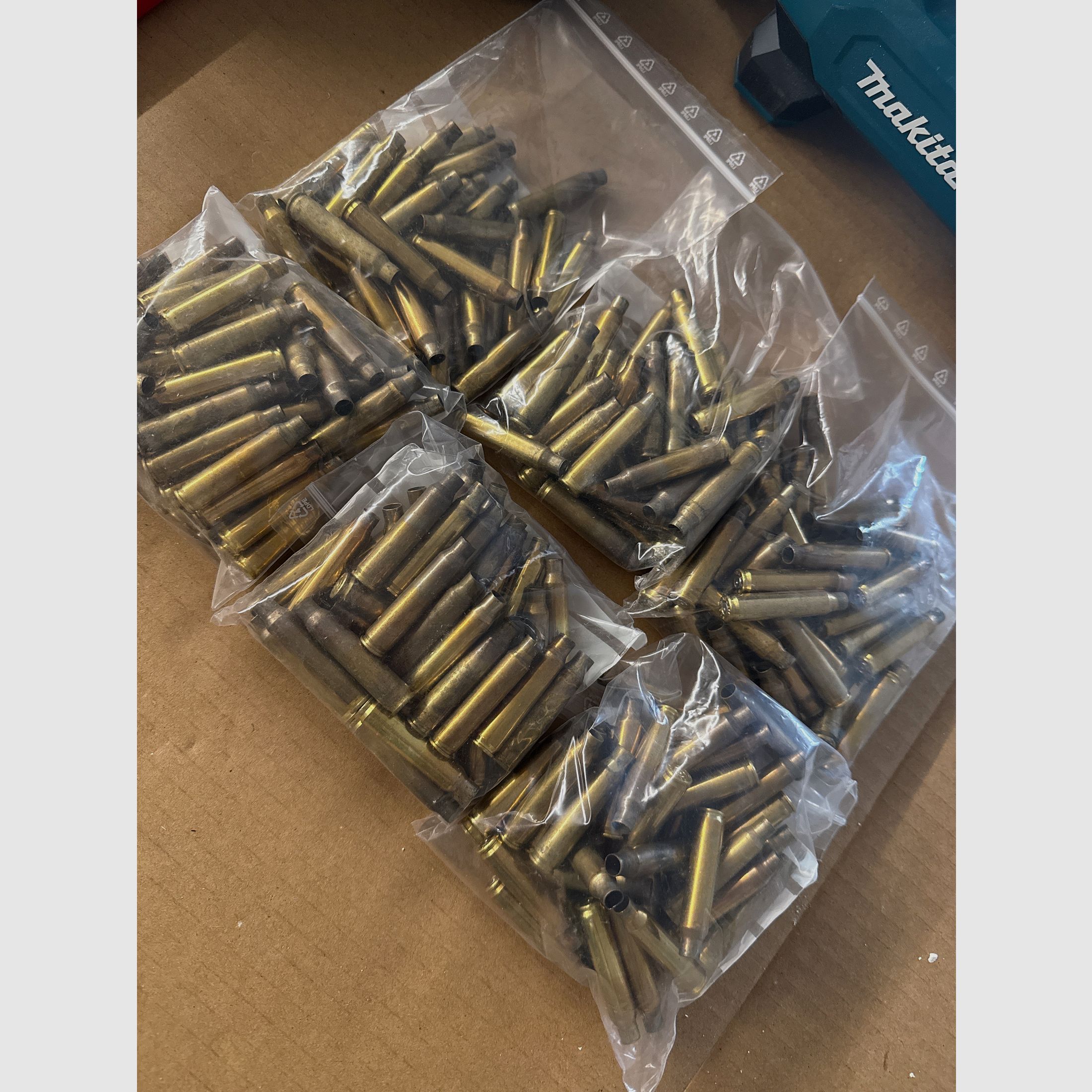 Messing Hülsen .223 etwa 250 Stück 