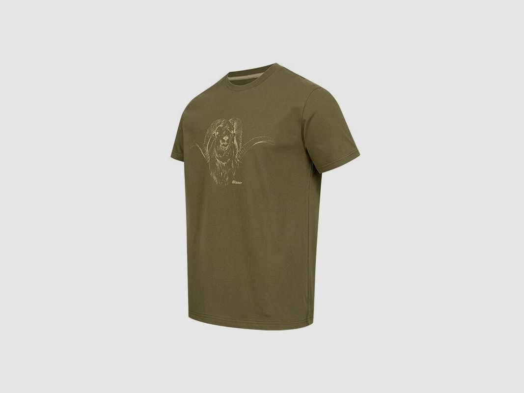 Blaser Herren T-Shirt Maurice dunkel oliv