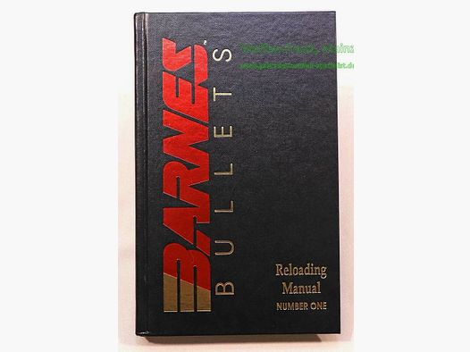 Barnes Bullets Boek -Herlaadhandleiding- Nr. 1