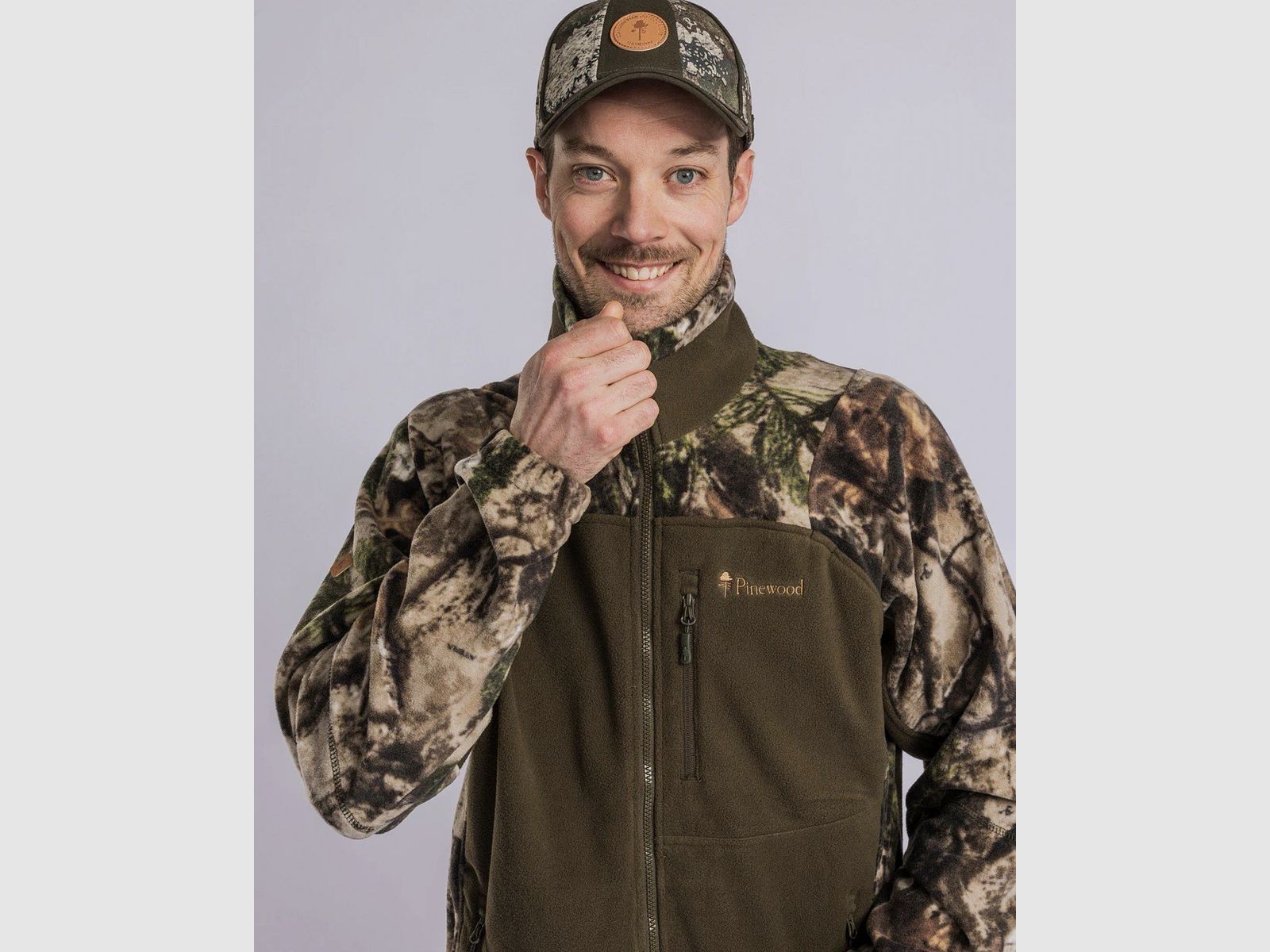 Pinewood Furudal Hunters Camou Fleecejacke Grün, Bild 3 von 3