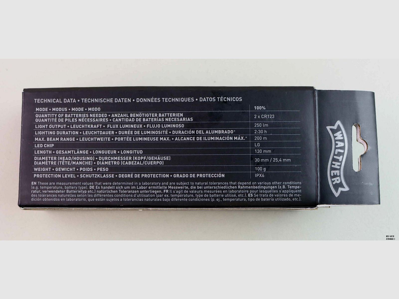 Lampe de poche Walther Umarex mod. Tactical 250, image 5 sur 5