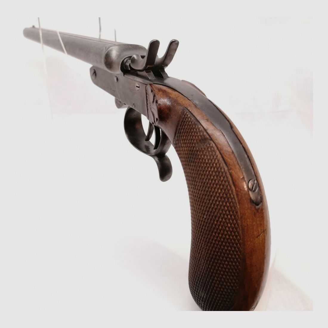 Belgijskie Tuck Away Mark 403, ekstremalnie rzadki, belgijski podwójny pistolet.