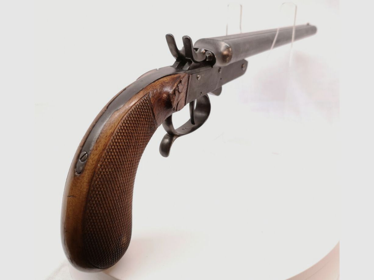 Belgijskie Tuck Away Mark 403, ekstremalnie rzadki, belgijski podwójny pistolet.