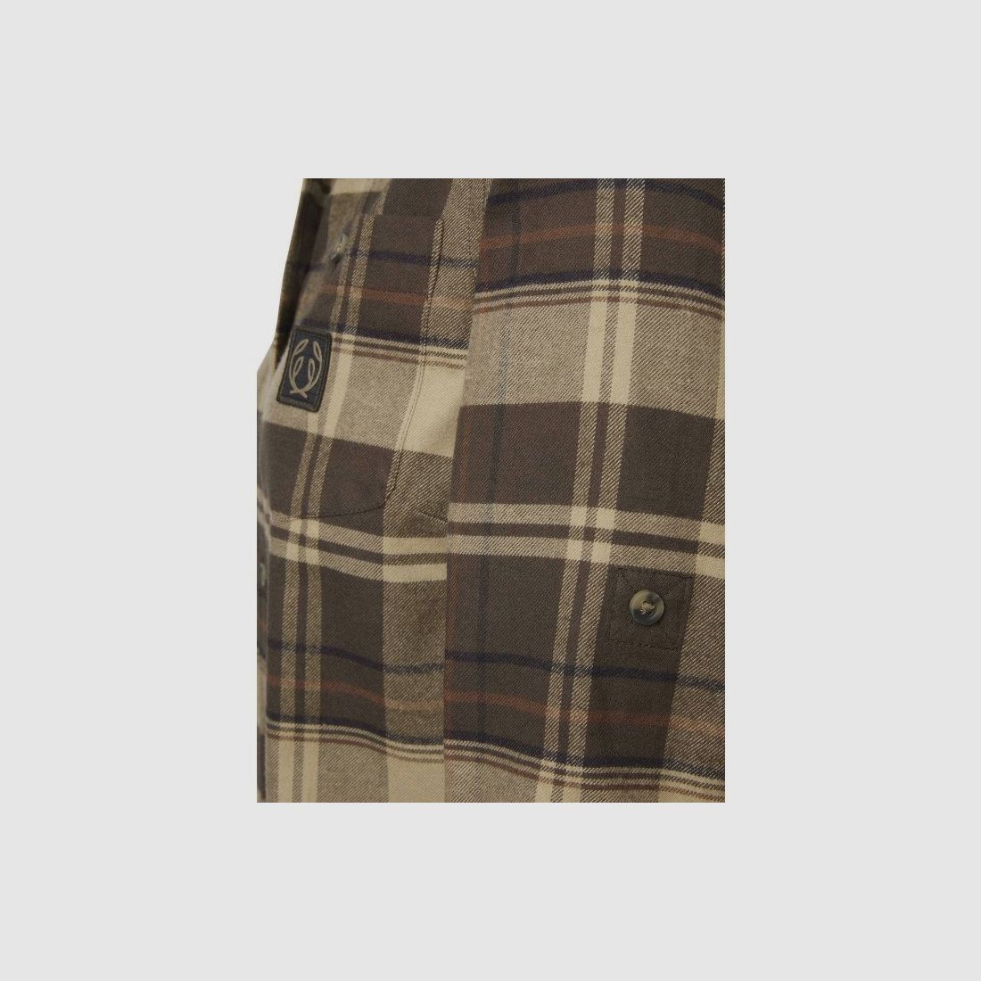 Chevalier Heron women's shirt – Soil Brown Checked (1060209C7011), image 5 of 6