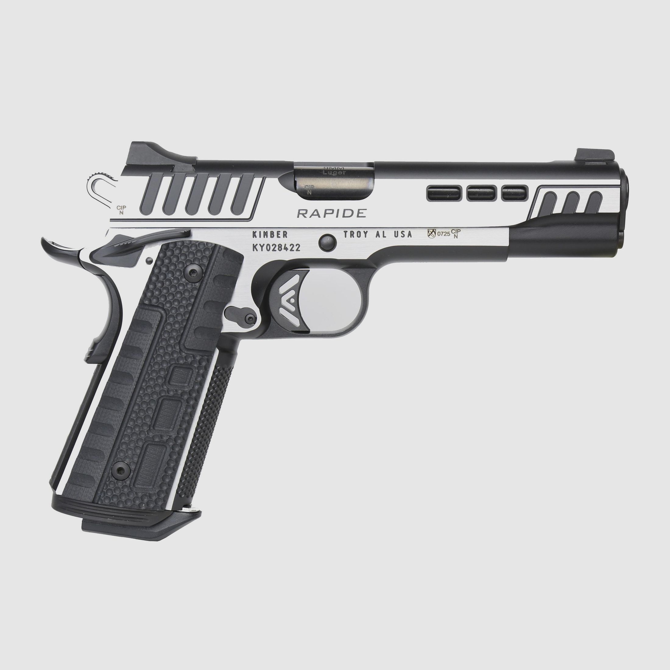 Pistola Kimber 1911 RAPIDE SCORPIUS 9mm Luger 5"