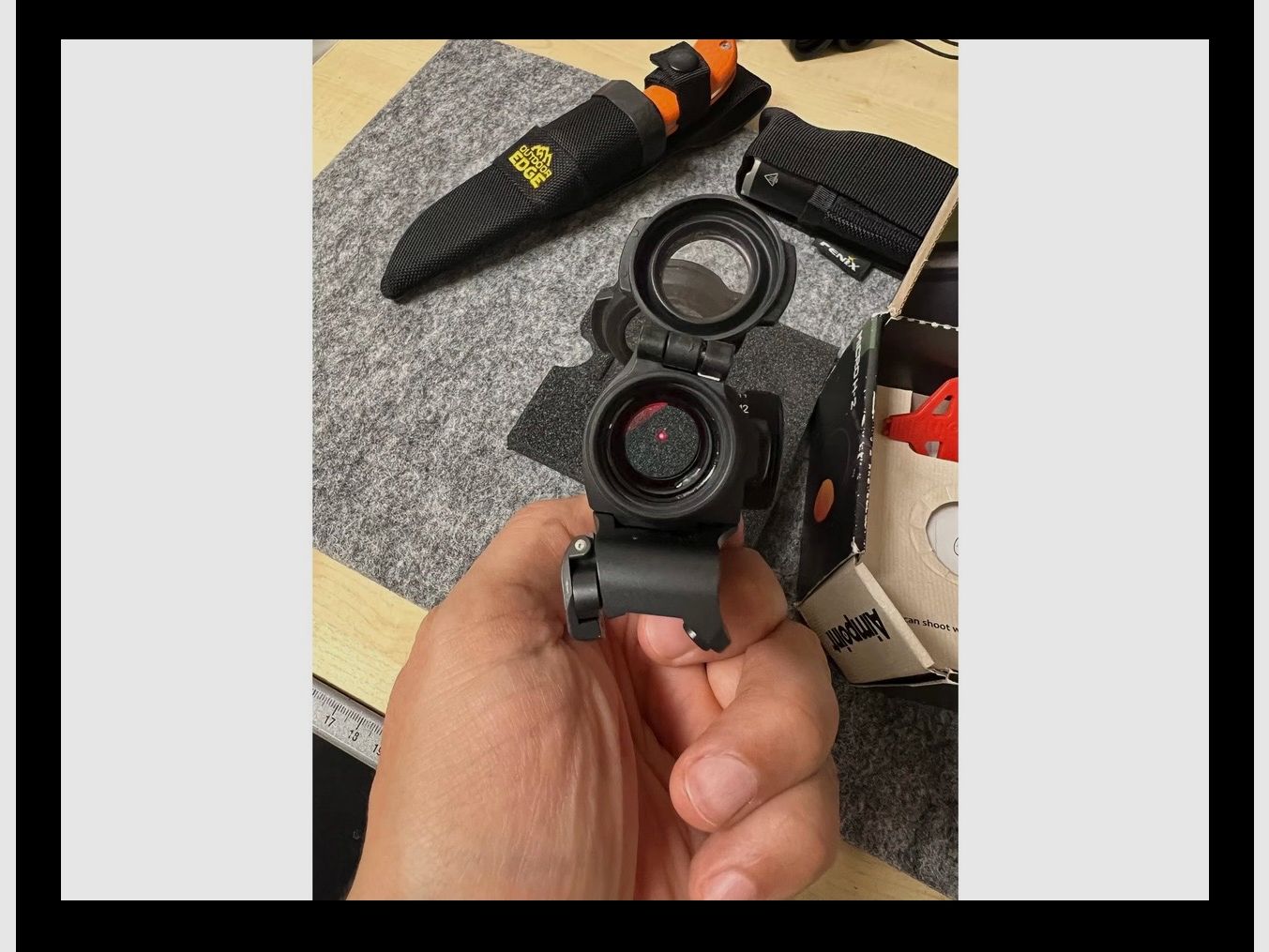 Driven hunt sight Aimpoint Micro H-2 2 MOA - red dot sight with Blaser saddle mount, image 5 of 5
