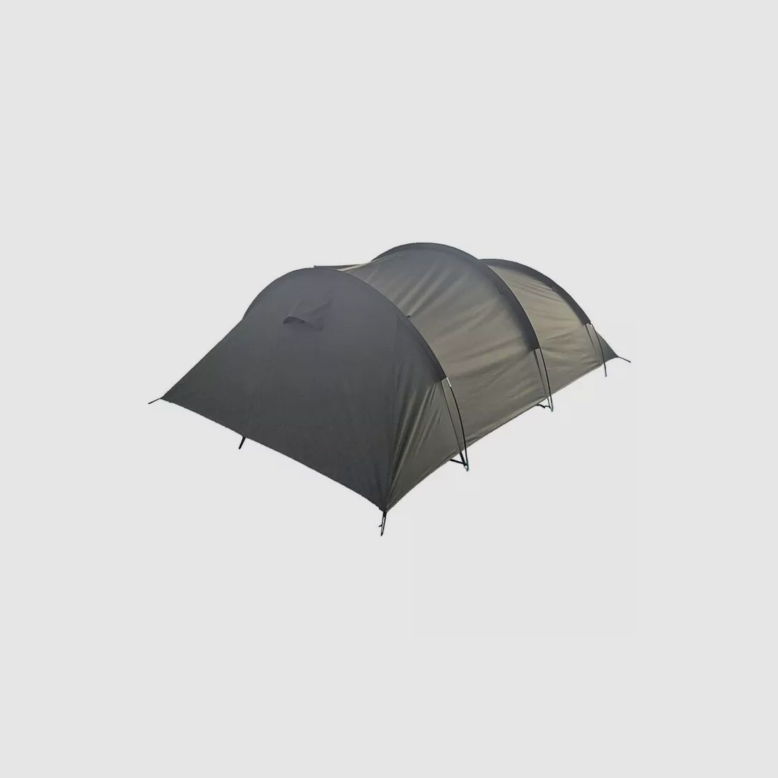 Zelt mit Stauraum - 2 Personen - 3,90 x 1,30m - Oliv
