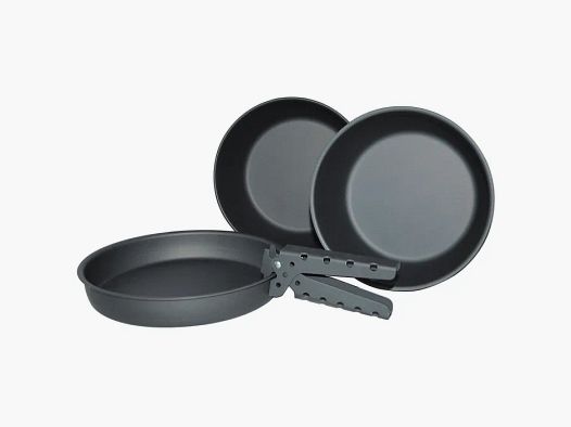 Set di pentole da 4 pezzi con rivestimento anodizzato, antracite