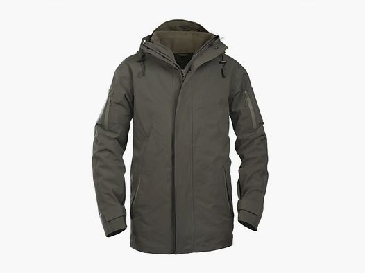 Mil-Tec Kurtka Przeciwdeszczowa Ochrona przed Wilgocią z Kurtką Fleece Gen. II - Flecktarn / 3XL