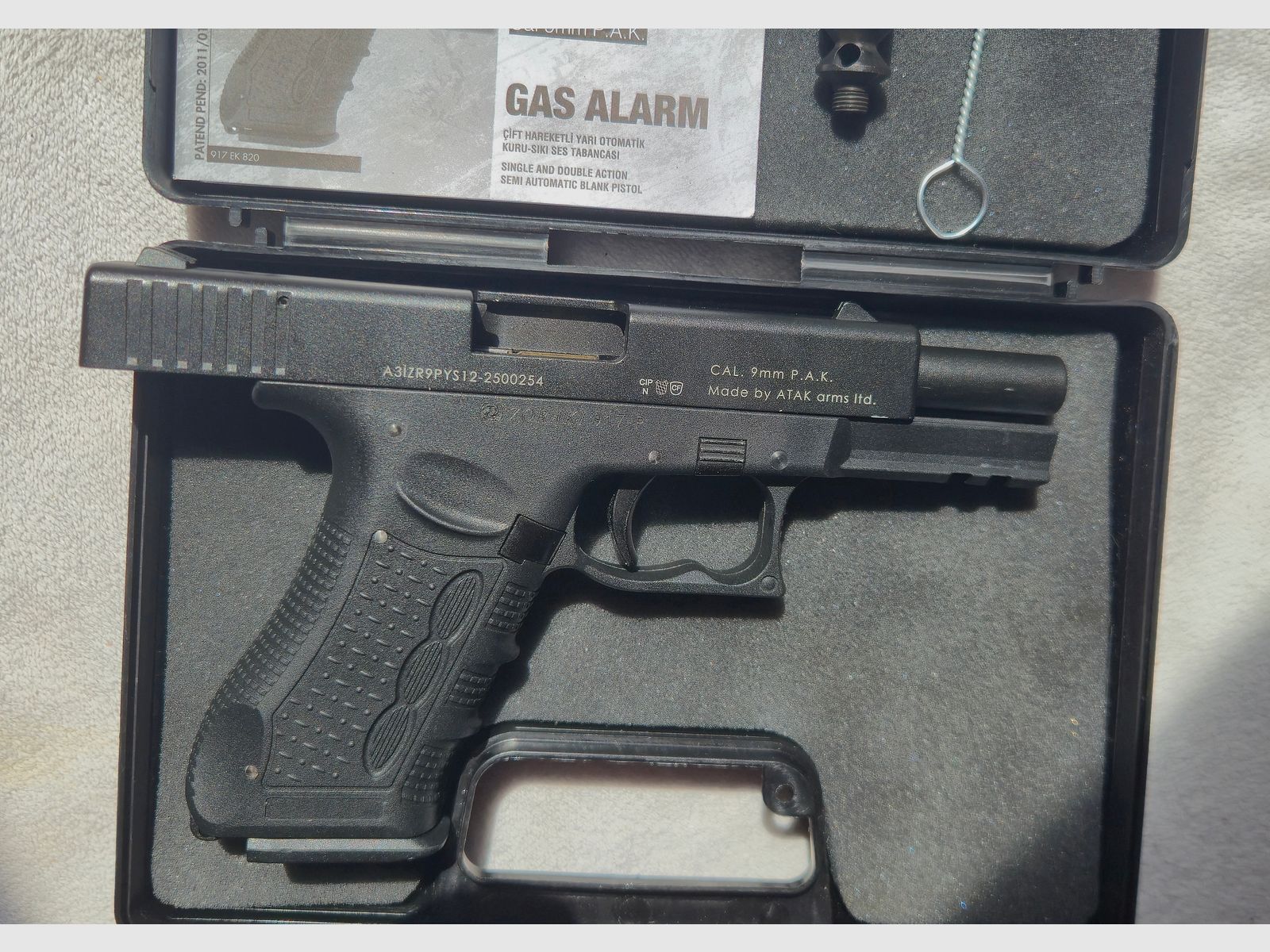 Pistola a salve Zoraki 917 / Nera, 9mm PAK