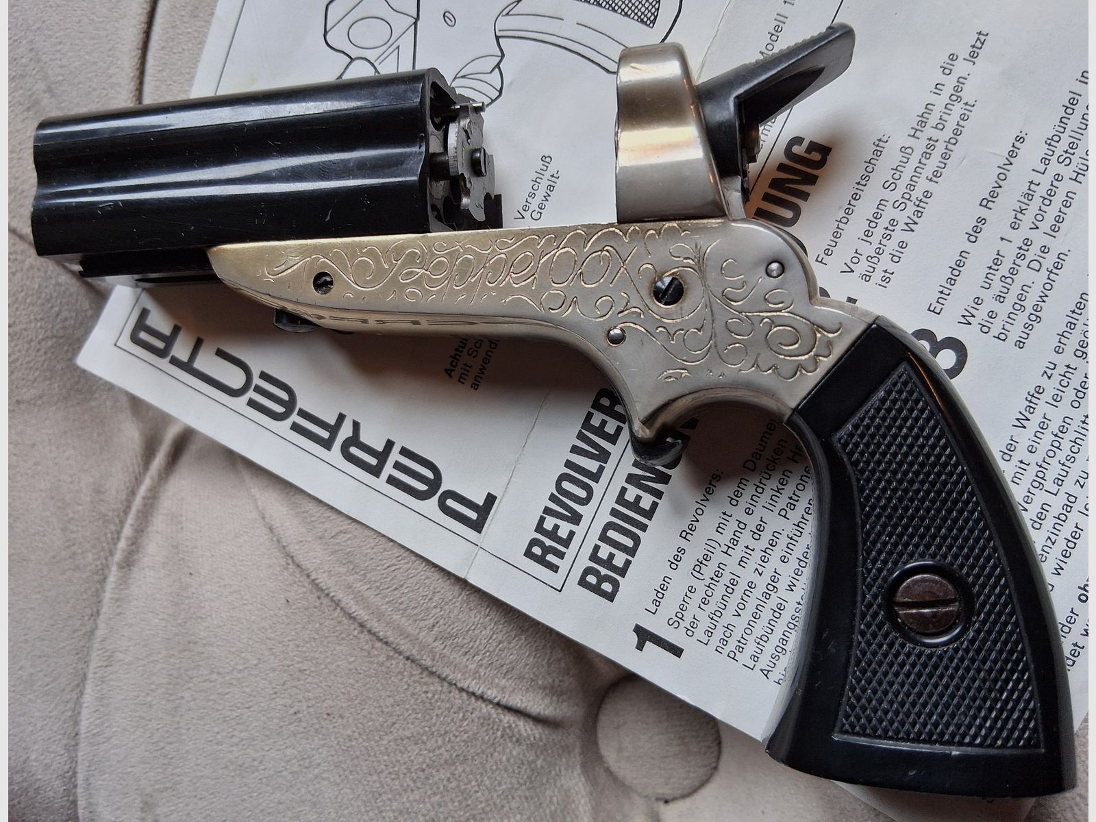 Pepperbox Perfecta G101 bundle revolver 4mmRl PTB 70 F-mark free of requirement