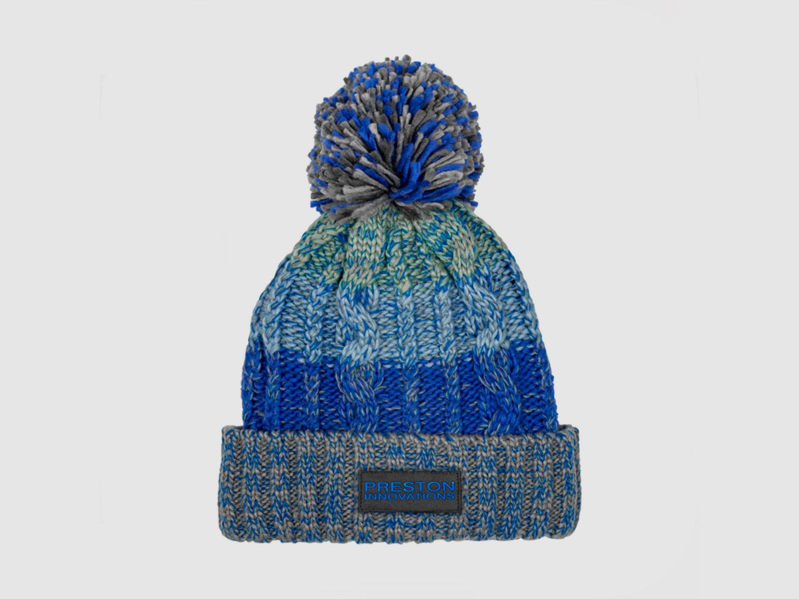 PRESTON – WINTER COLOUR BLOCK BOBBLE HAT, image 1 of 4