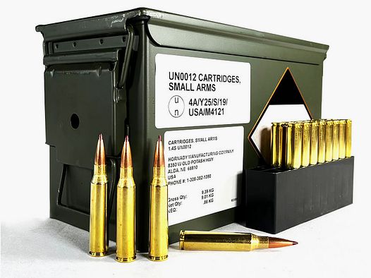 Hornady-Munitionsbox .338 Lapua Magnum ELD Match 285 grs 1 Munitions-Box (140 Schuss á 4,92 €*)