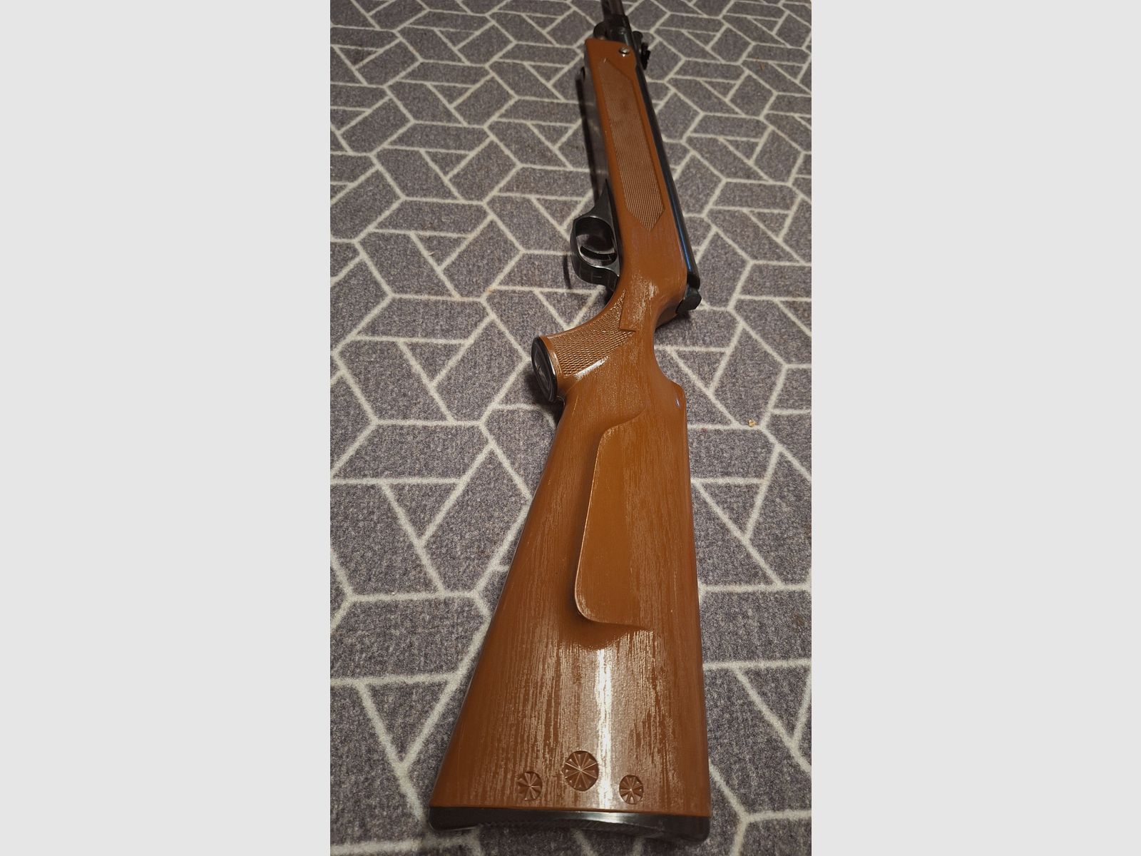 Haenel 304 Scornater stock reddish brown grained! TOP CONDITION!