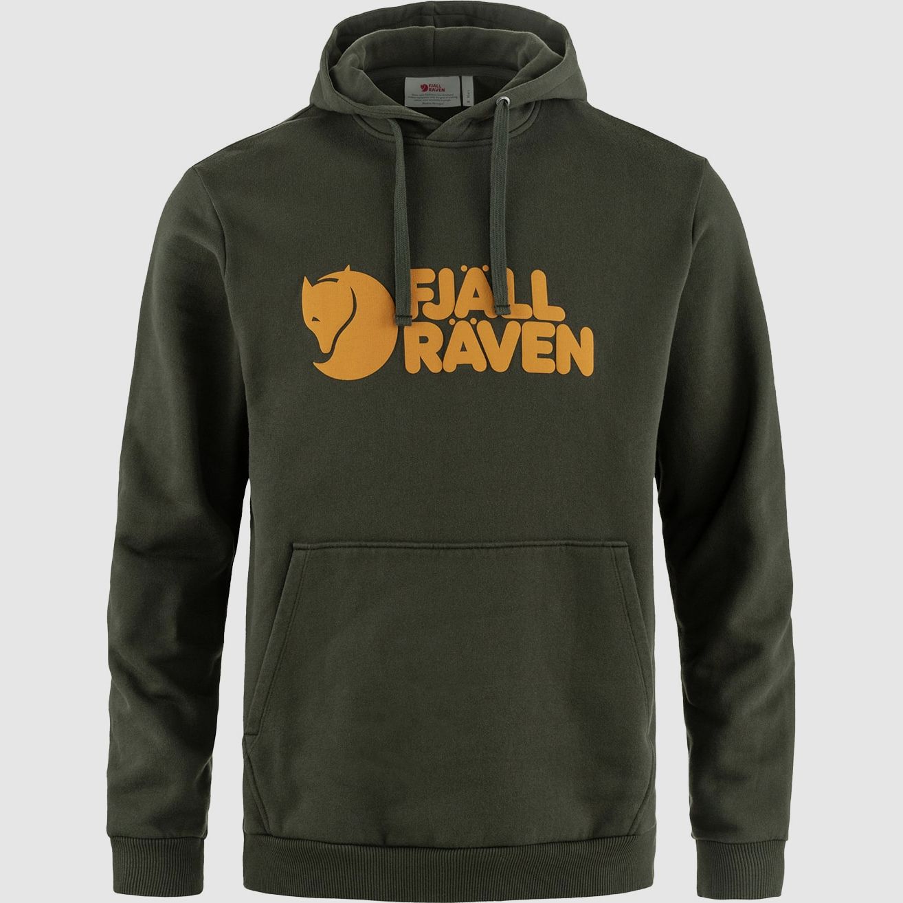 Fjällräven Hoodie Logo Fjäll Deep Forest