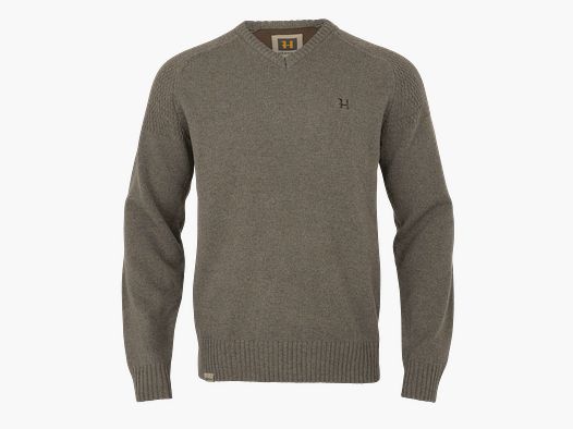 Härkila Vincent Merino V-Neck Sweater Men Dark Sand L