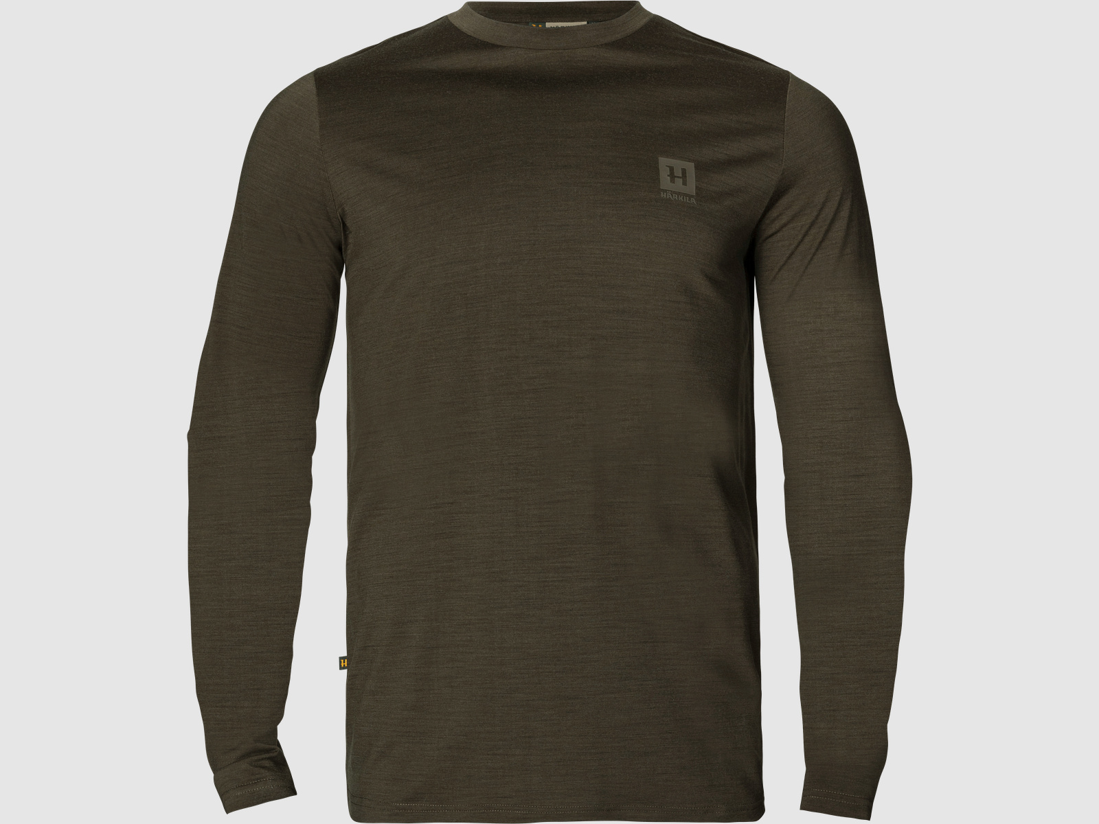 Härkila Base All Season L/S Camiseta Interior Hombre Willow Green M