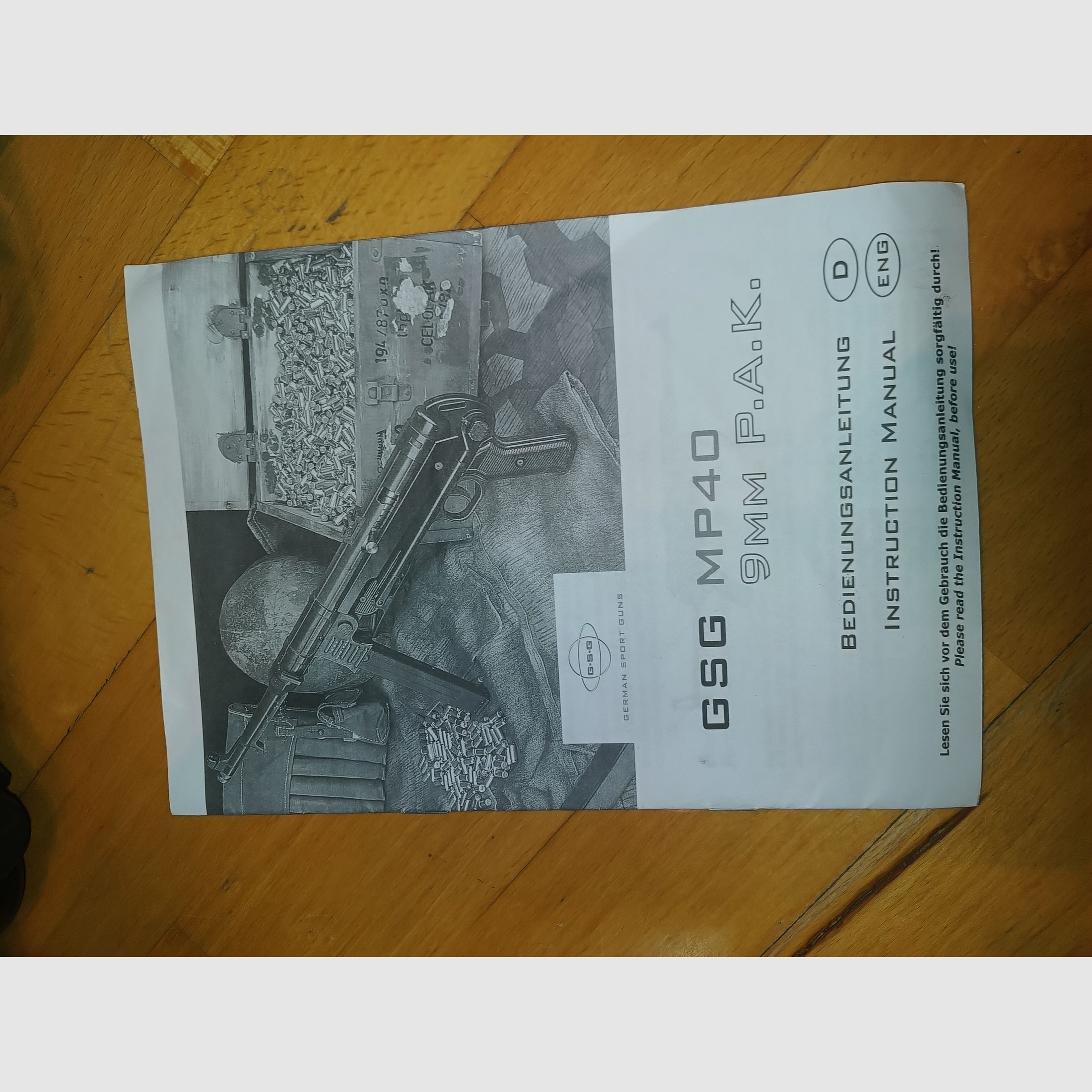 GSG MP 40 Maschinenpistole 40 9mm PAK MP4