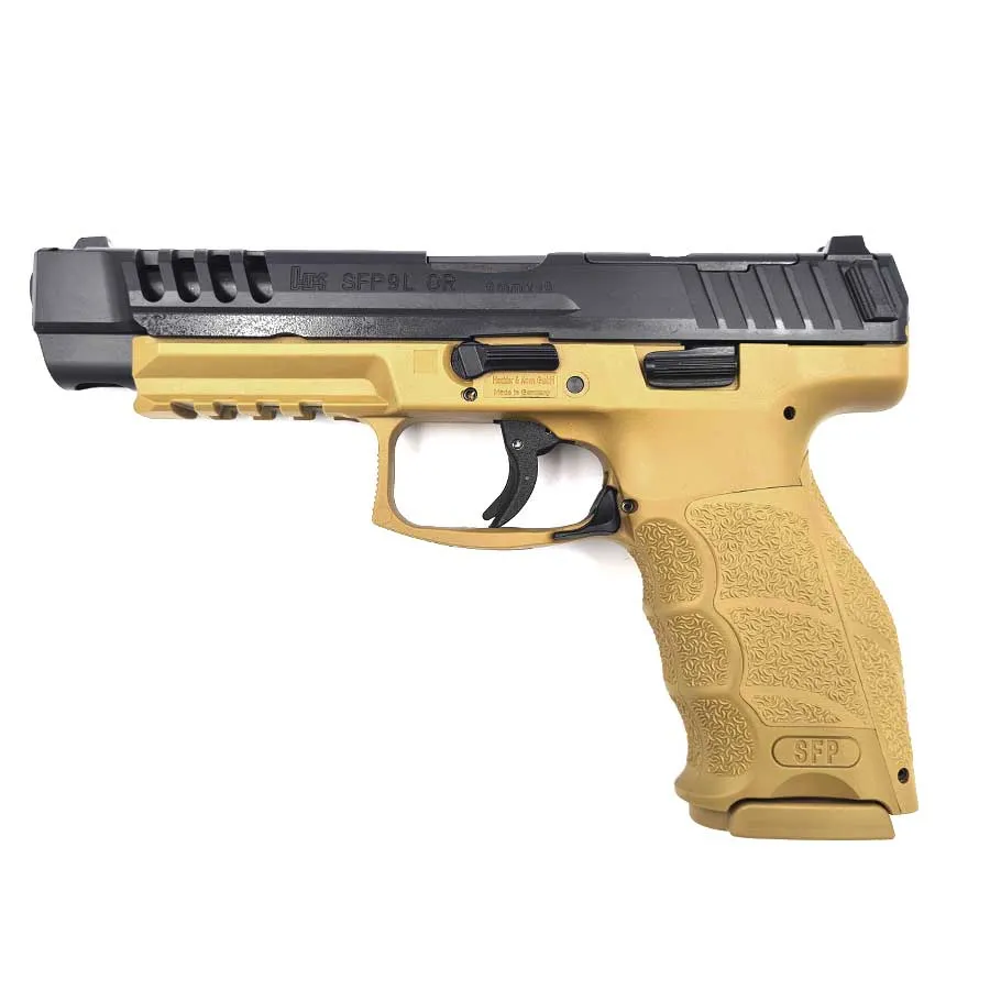 Pistolet samopowtarzalny H&K SFP9L-SF OR kal. 9x19, Green-Brown
