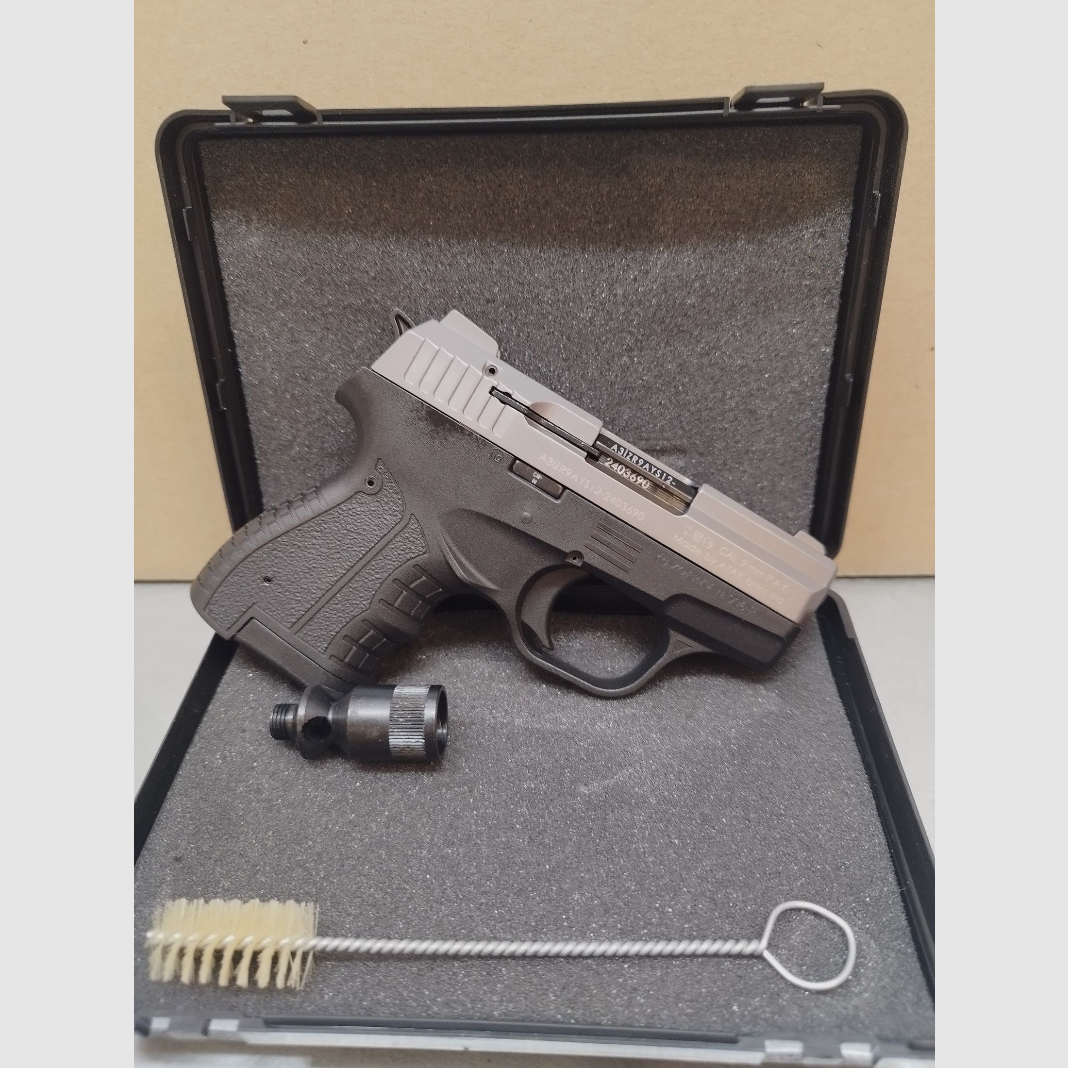 Zoraki 906 pistola a salve 9mm finitura titanio !!Nuovo!!