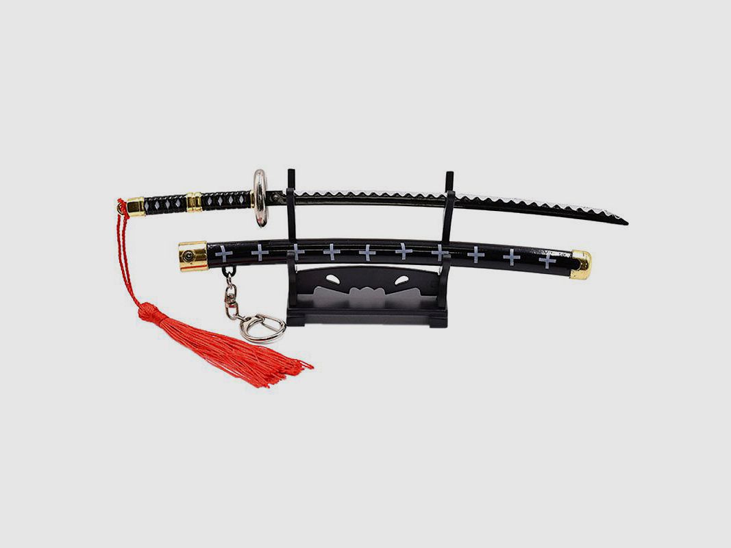 Nóż do listów katana z stojakiem na miecz Trafalgar Law