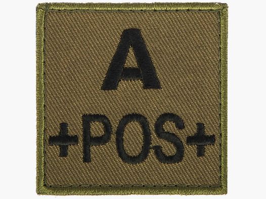 A10 Equipment A10 Equipment Blood Group Patch Blood Group A pos - Green