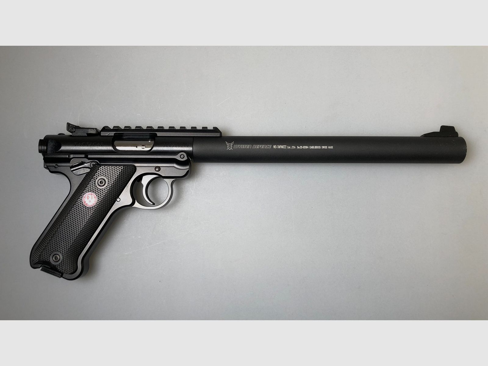 Pistole Ruger Mod. Mark IV Tactical .22 LR mit integriertem Schalldämpfer, Bild 7 von 10