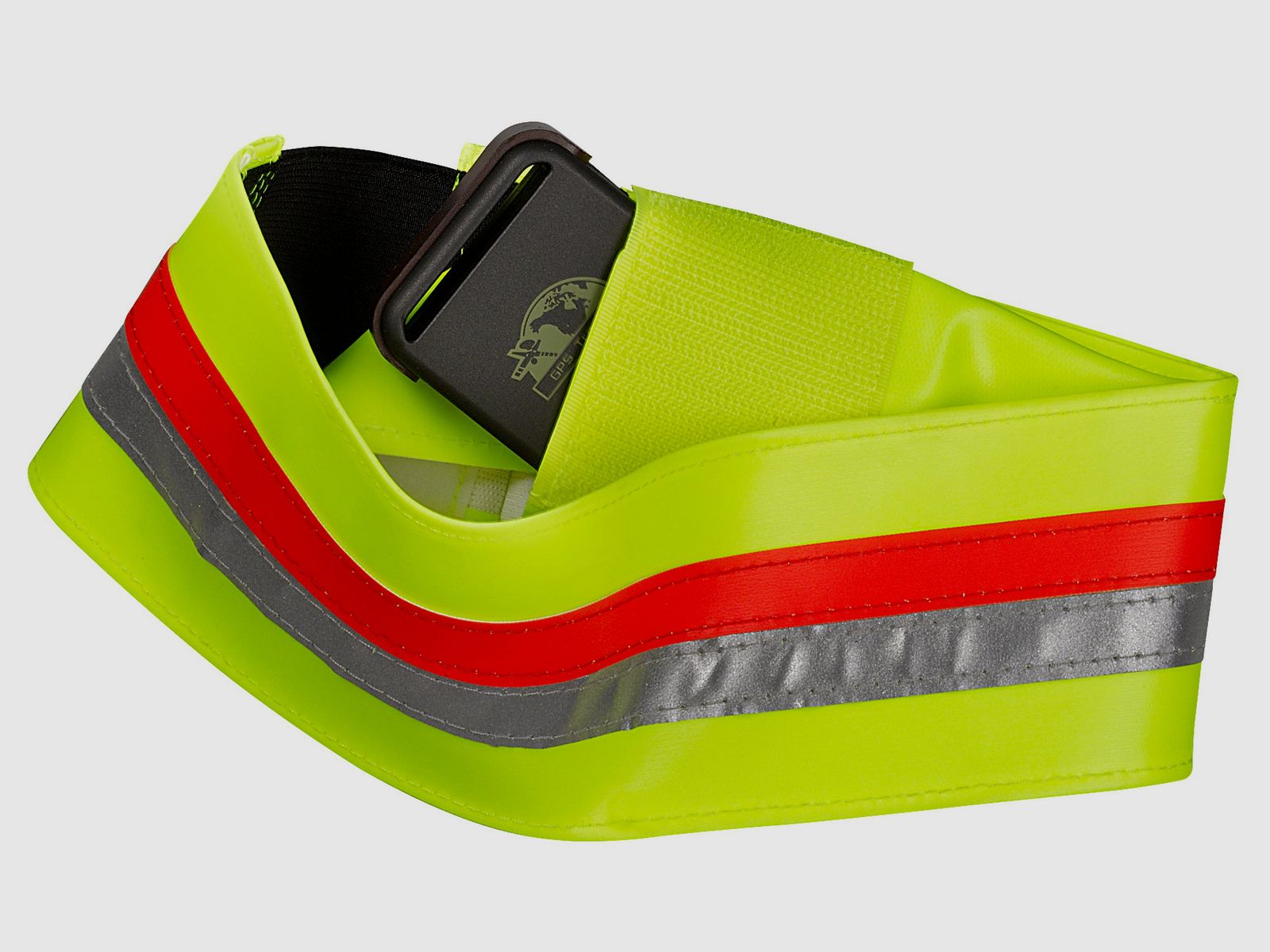 Waarschuwingshalsband met interne GPS-logboekzak