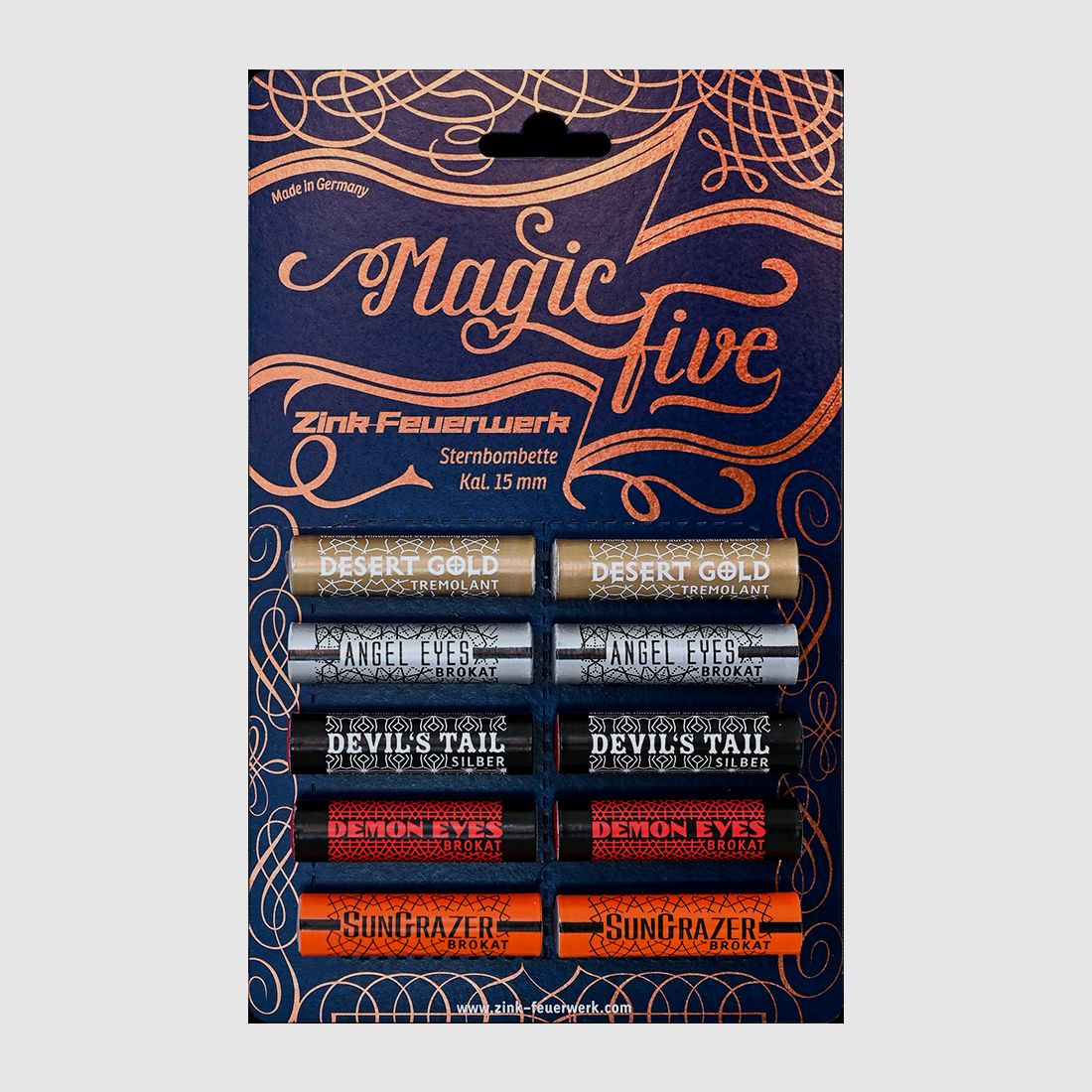 Zink Signal Feuerwerk Magic Five, 10 Schuss
