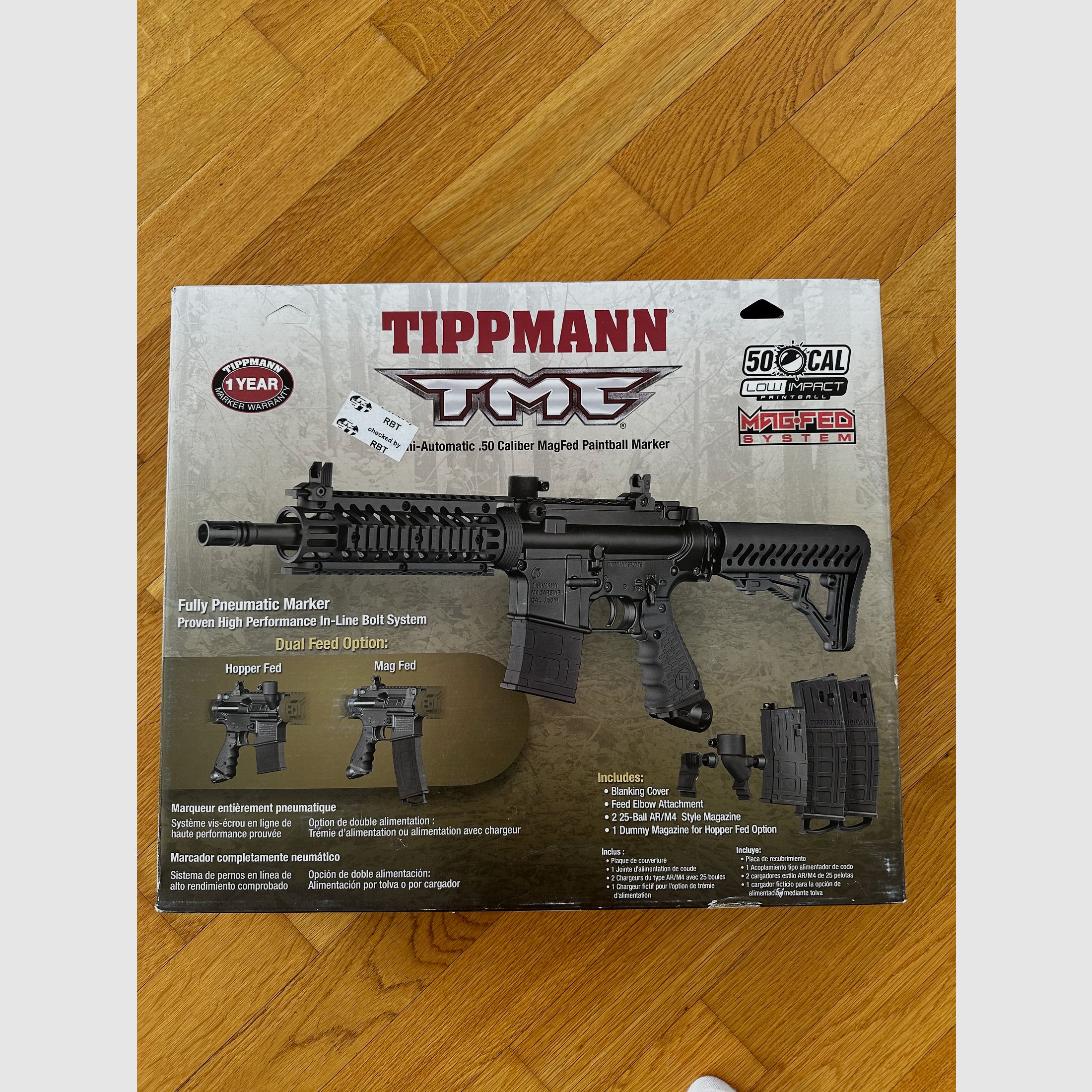 Tippmann TMC Mag Fed Paintball Marker Cal.50 black - NEW