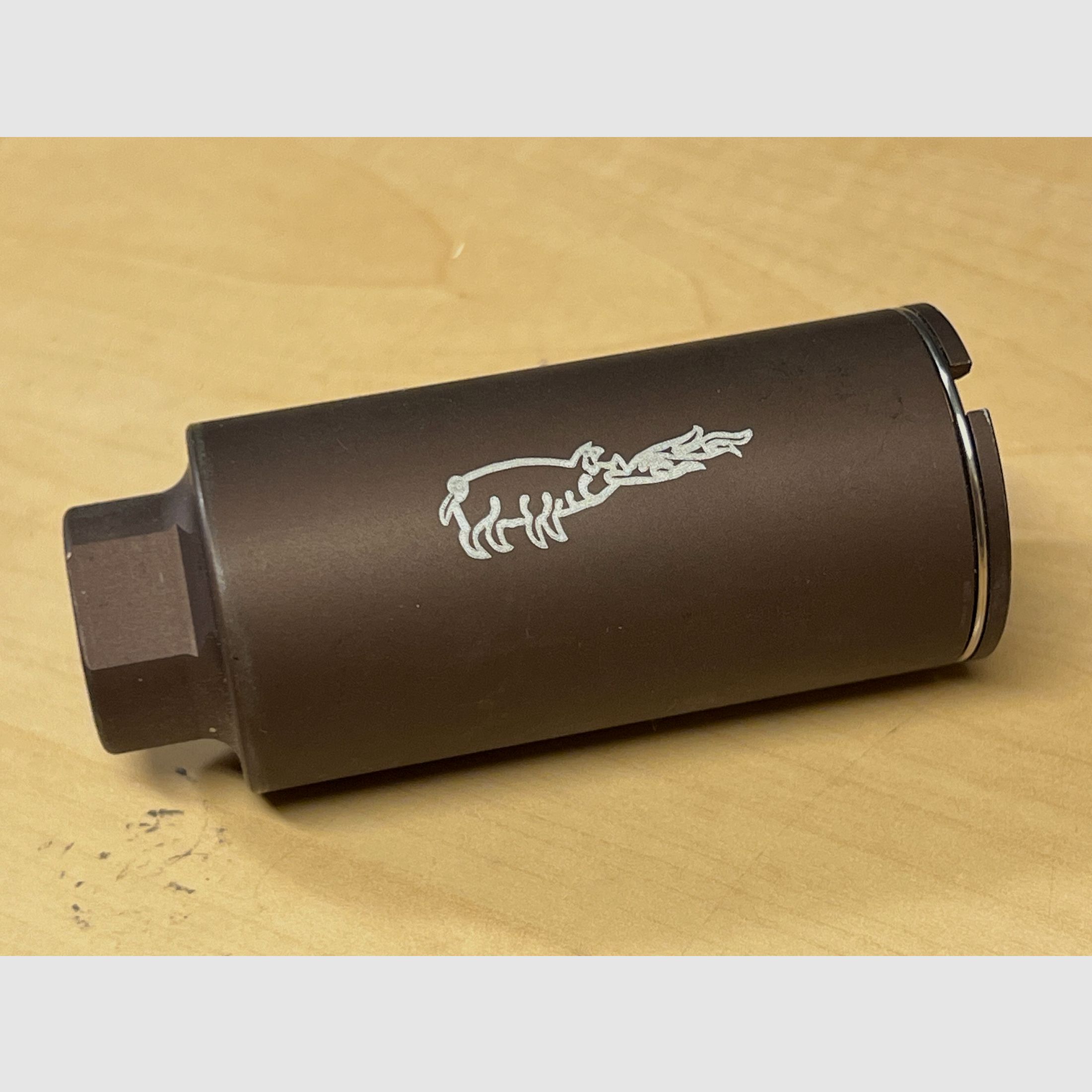 Frein de bouche Noveske KFH pour Airsoft avec filetage M14 négatif version métal bronze